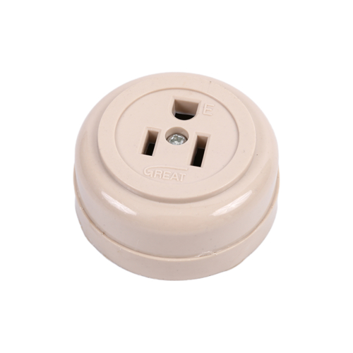 Nylon Watertight  Brass Pin Electrical Plug Socket-792701